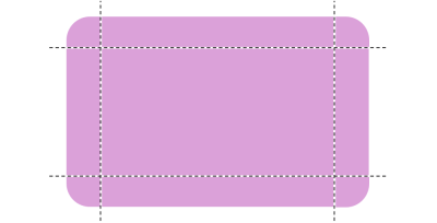 Div component, which allows to do rounded corners